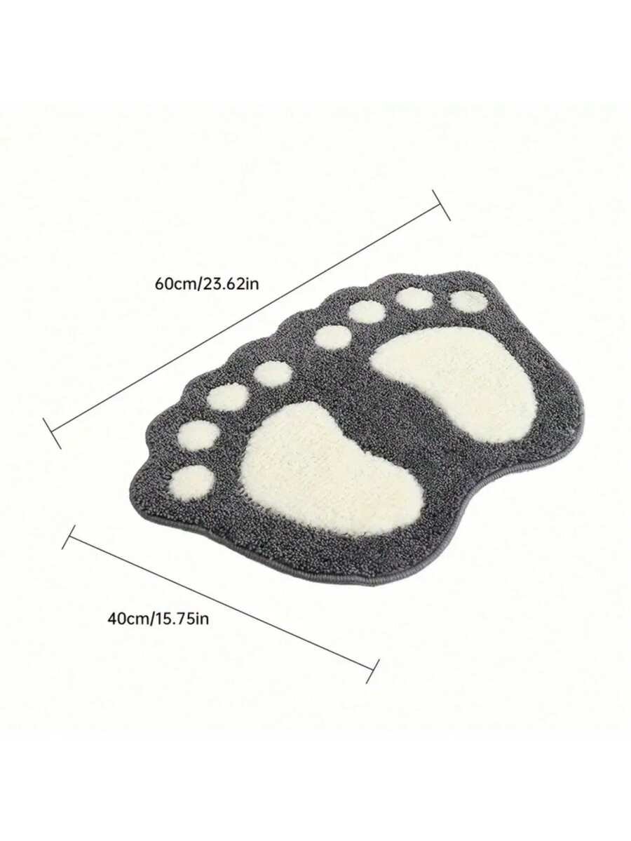 1 pieza Alfombra de baño absorbente de agua y antideslizante, hecha de microfibra suave y lavable a máquina. Alfombra de baño grande para pies, decoración de baño, alfombra de piso, alfombra de entrada, decoración de otoño, accesorios de baño, decoración de entrada - Imagen 3