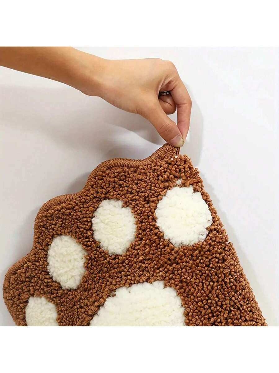 1 pieza Alfombra de baño absorbente de agua y antideslizante, hecha de microfibra suave y lavable a máquina. Alfombra de baño grande para pies, decoración de baño, alfombra de piso, alfombra de entrada, decoración de otoño, accesorios de baño, decoración de entrada - Imagen 15