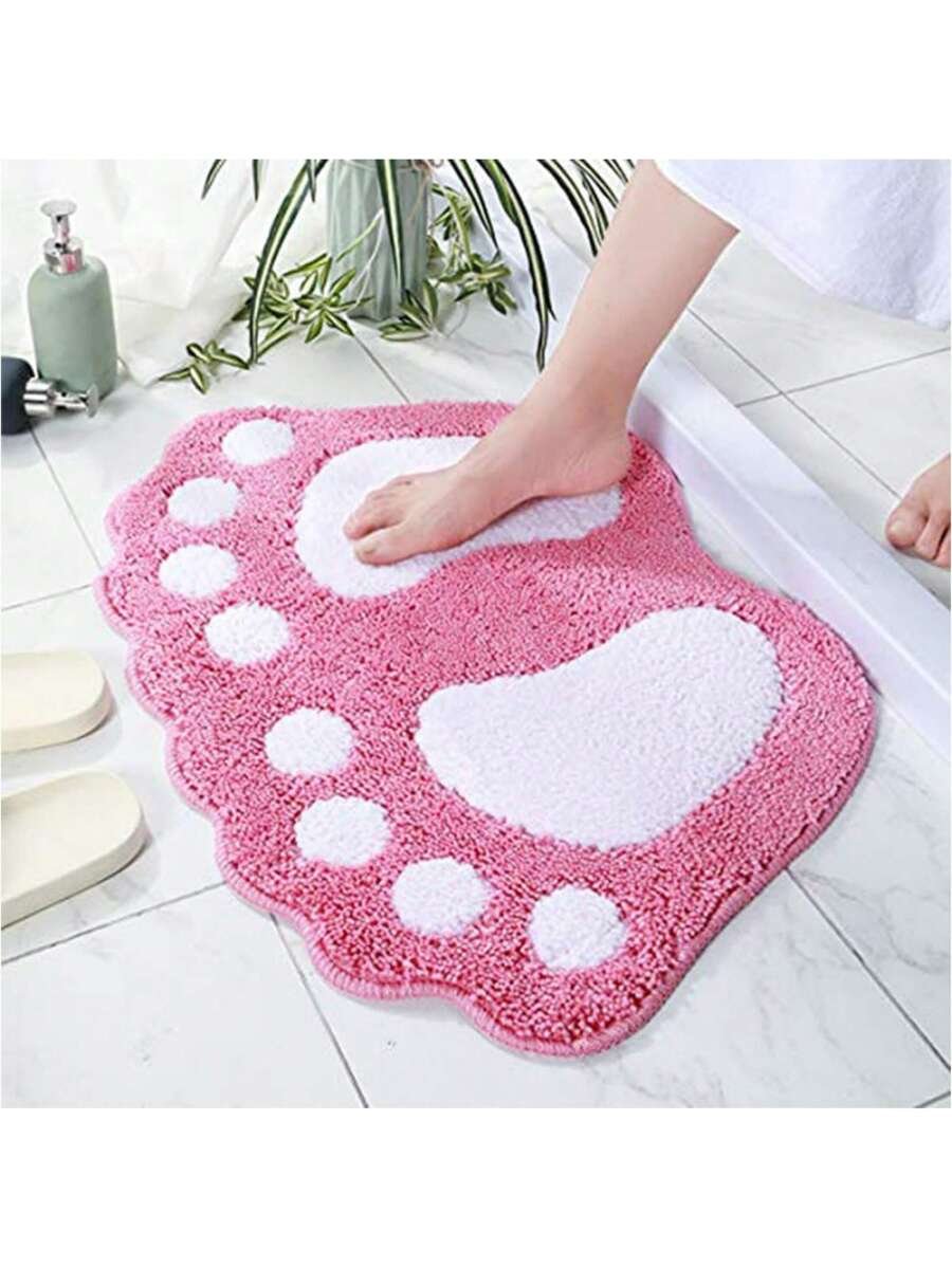 1 pieza Alfombra de baño absorbente de agua y antideslizante, hecha de microfibra suave y lavable a máquina. Alfombra de baño grande para pies, decoración de baño, alfombra de piso, alfombra de entrada, decoración de otoño, accesorios de baño, decoración de entrada - Imagen 16