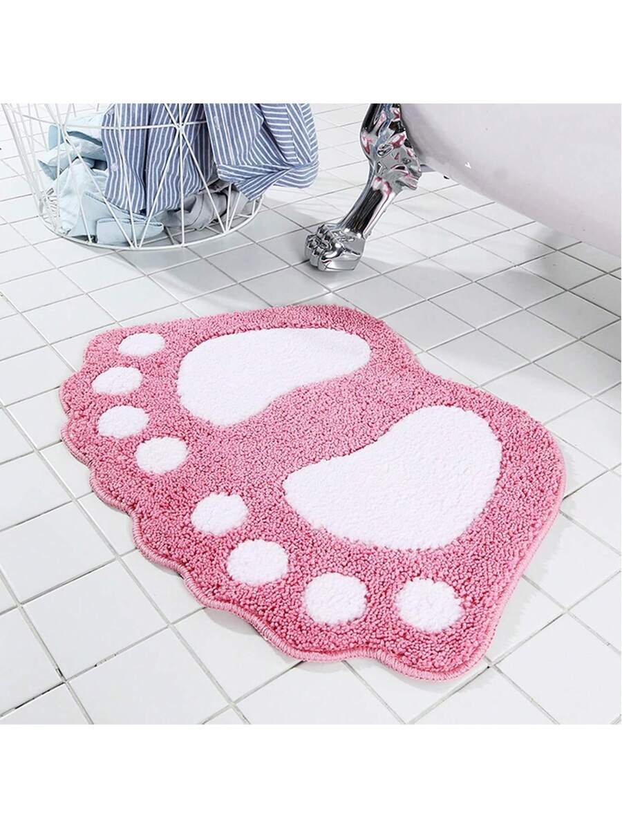 1 pieza Alfombra de baño absorbente de agua y antideslizante, hecha de microfibra suave y lavable a máquina. Alfombra de baño grande para pies, decoración de baño, alfombra de piso, alfombra de entrada, decoración de otoño, accesorios de baño, decoración de entrada - Imagen 19