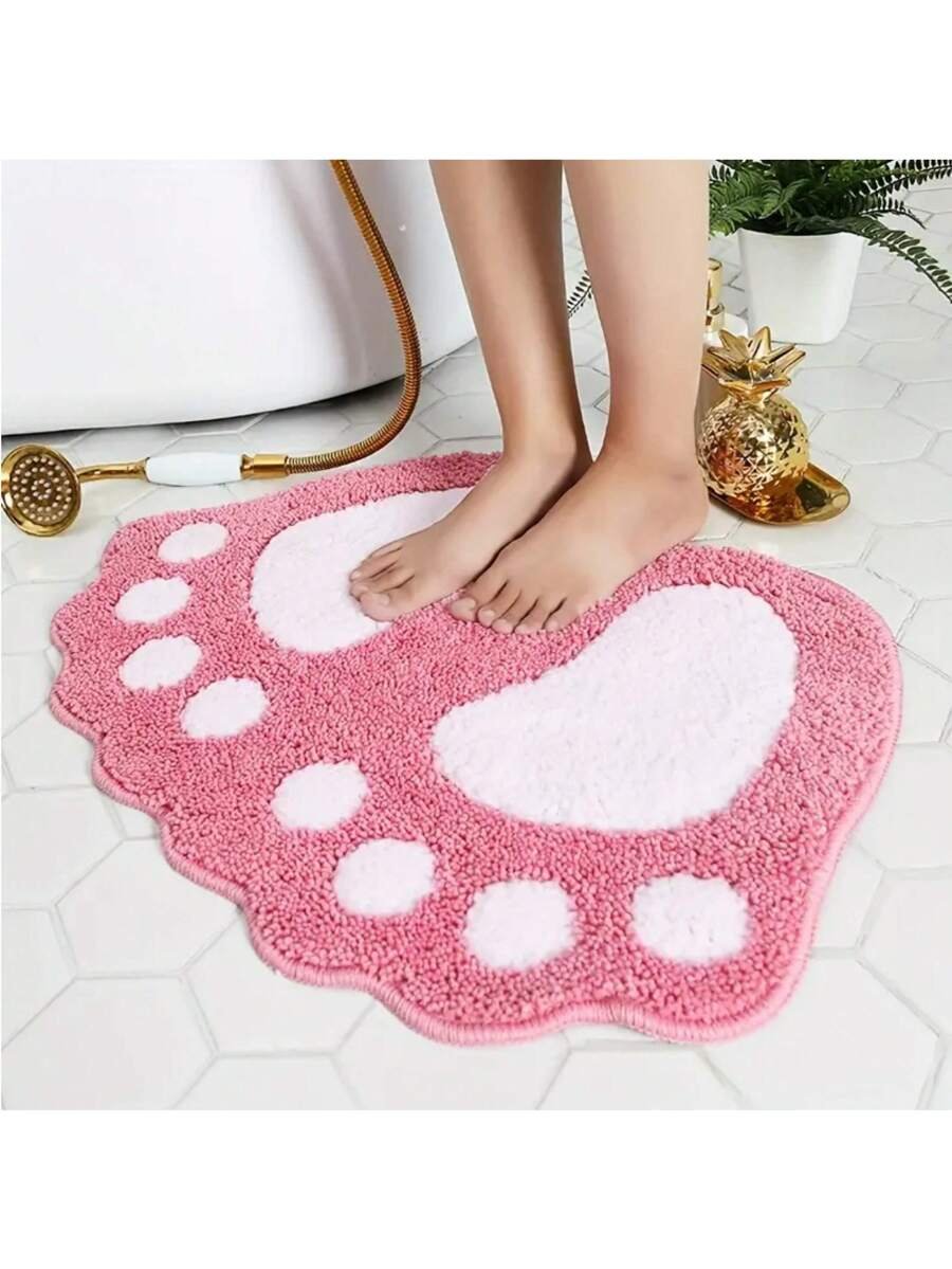 1 pieza Alfombra de baño absorbente de agua y antideslizante, hecha de microfibra suave y lavable a máquina. Alfombra de baño grande para pies, decoración de baño, alfombra de piso, alfombra de entrada, decoración de otoño, accesorios de baño, decoración de entrada - Imagen 20