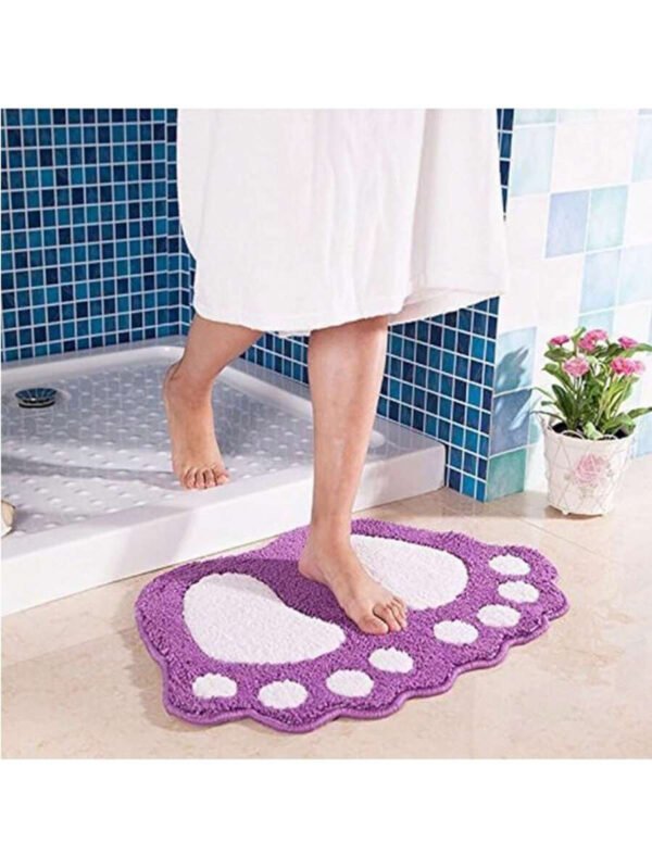 1 pieza Alfombra de baño absorbente de agua y antideslizante, hecha de microfibra suave y lavable a máquina. Alfombra de baño grande para pies, decoración de baño, alfombra de piso, alfombra de entrada, decoración de otoño, accesorios de baño, decoración de entrada - Imagen 33