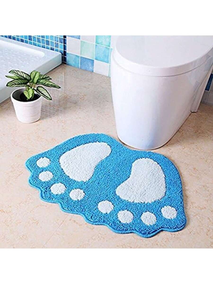 1 pieza Alfombra de baño absorbente de agua y antideslizante, hecha de microfibra suave y lavable a máquina. Alfombra de baño grande para pies, decoración de baño, alfombra de piso, alfombra de entrada, decoración de otoño, accesorios de baño, decoración de entrada - Imagen 39