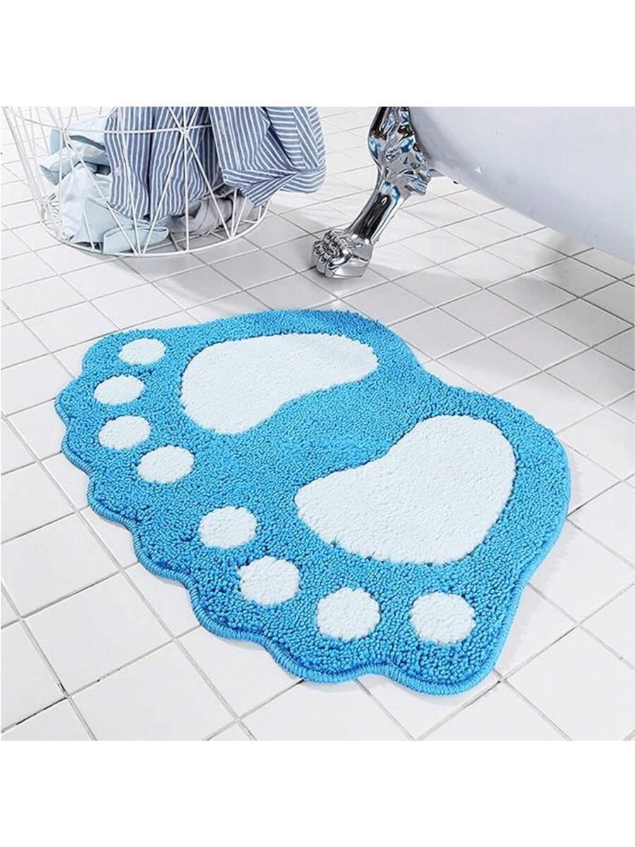 1 pieza Alfombra de baño absorbente de agua y antideslizante, hecha de microfibra suave y lavable a máquina. Alfombra de baño grande para pies, decoración de baño, alfombra de piso, alfombra de entrada, decoración de otoño, accesorios de baño, decoración de entrada - Imagen 40