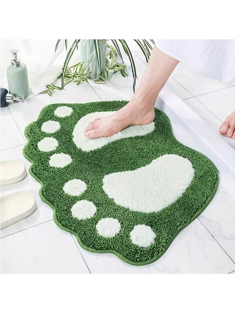 1 pieza Alfombra de baño absorbente de agua y antideslizante, hecha de microfibra suave y lavable a máquina. Alfombra de baño grande para pies, decoración de baño, alfombra de piso, alfombra de entrada, decoración de otoño, accesorios de baño, decoración de entrada - Imagen 43