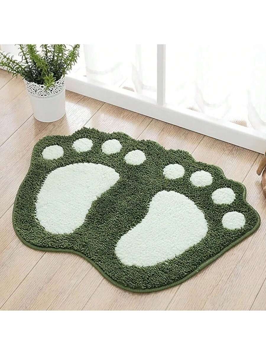 1 pieza Alfombra de baño absorbente de agua y antideslizante, hecha de microfibra suave y lavable a máquina. Alfombra de baño grande para pies, decoración de baño, alfombra de piso, alfombra de entrada, decoración de otoño, accesorios de baño, decoración de entrada - Imagen 48