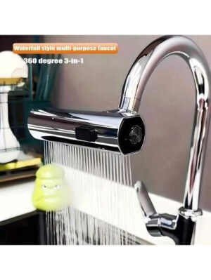Grifo de codo para cocina, para uso doméstico, con posibilidad de ajustar una variedad de modos de agua.