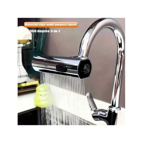 Grifo de codo para cocina, para uso doméstico, con posibilidad de ajustar una variedad de modos de agua.
