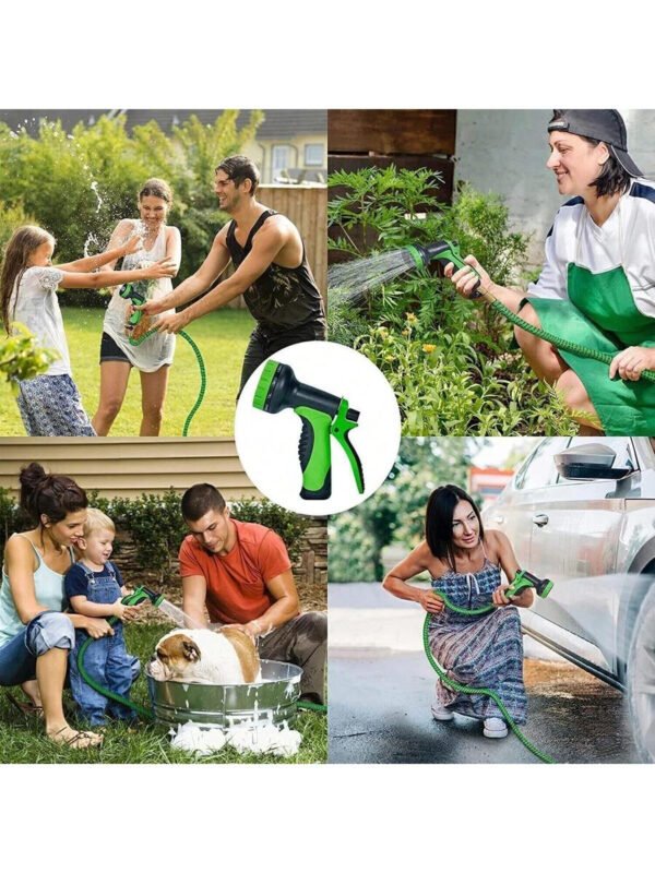 Manguera de agua para jardín flexible, expandible y resistente, de lujo, de 50 a 100 pies - Imagen 6