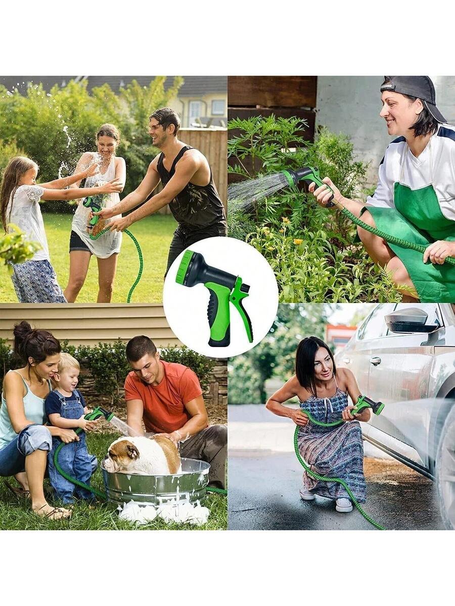Manguera de agua para jardín flexible, expandible y resistente, de lujo, de 50 a 100 pies - Imagen 6