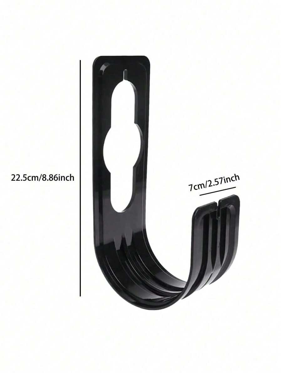 1 pieza Soporte de pared para manguera de jardín, soporte de plástico para tubería de agua montado en la pared, suministros para el hogar - Imagen 5