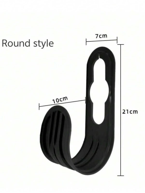1 pieza Soporte de pared para manguera de jardín, soporte de plástico para tubería de agua montado en la pared, suministros para el hogar - Imagen 9
