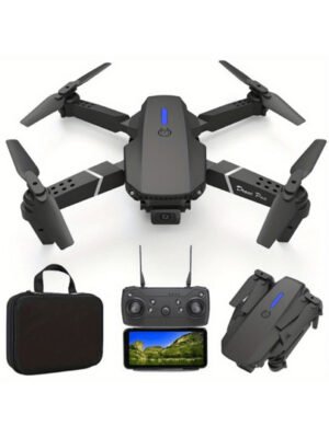 Drone E88pro con cámaras duales y doble batería, control remoto, despegue y aterrizaje con un solo botón, juguete para drones económico para principiantes para usar en interiores y exteriores, regalo de Navidad
