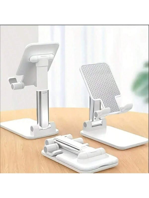 Soporte para teléfono plegable doble, totalmente ajustable para escritorio, compatible con todos los modelos: Pro, XS, XS Max, XR, X, 16, 15, 14, 13, 12 y 11. - Imagen 10