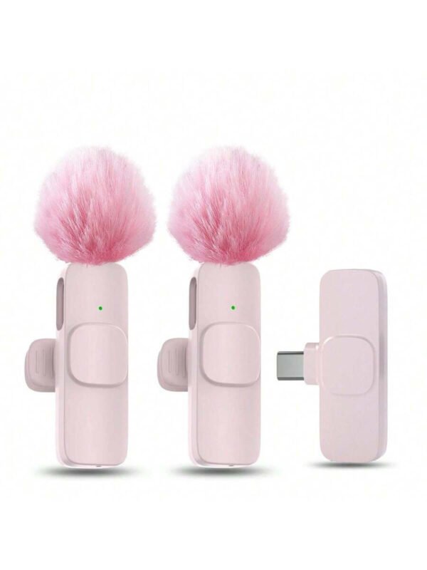 Micrófono inalámbrico de solapa para smartphone, micrófono inalámbrico plug-and-play para grabación de video/audio, micrófono de solapa para entrevistas/vlogs/enseñanza - Imagen 7