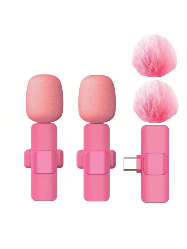 Micrófono inalámbrico de solapa para smartphone, micrófono inalámbrico plug-and-play para grabación de video/audio, micrófono de solapa para entrevistas/vlogs/enseñanza - Imagen 22