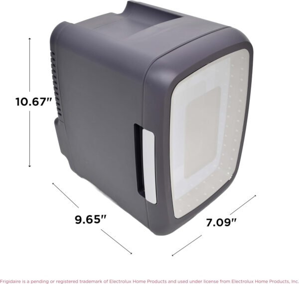 Frigidaire EFMIS179 - Mini refrigerador de bebidas con luz para juegos, sigilo - Imagen 2