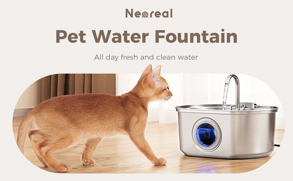 Fuente de agua para gatos