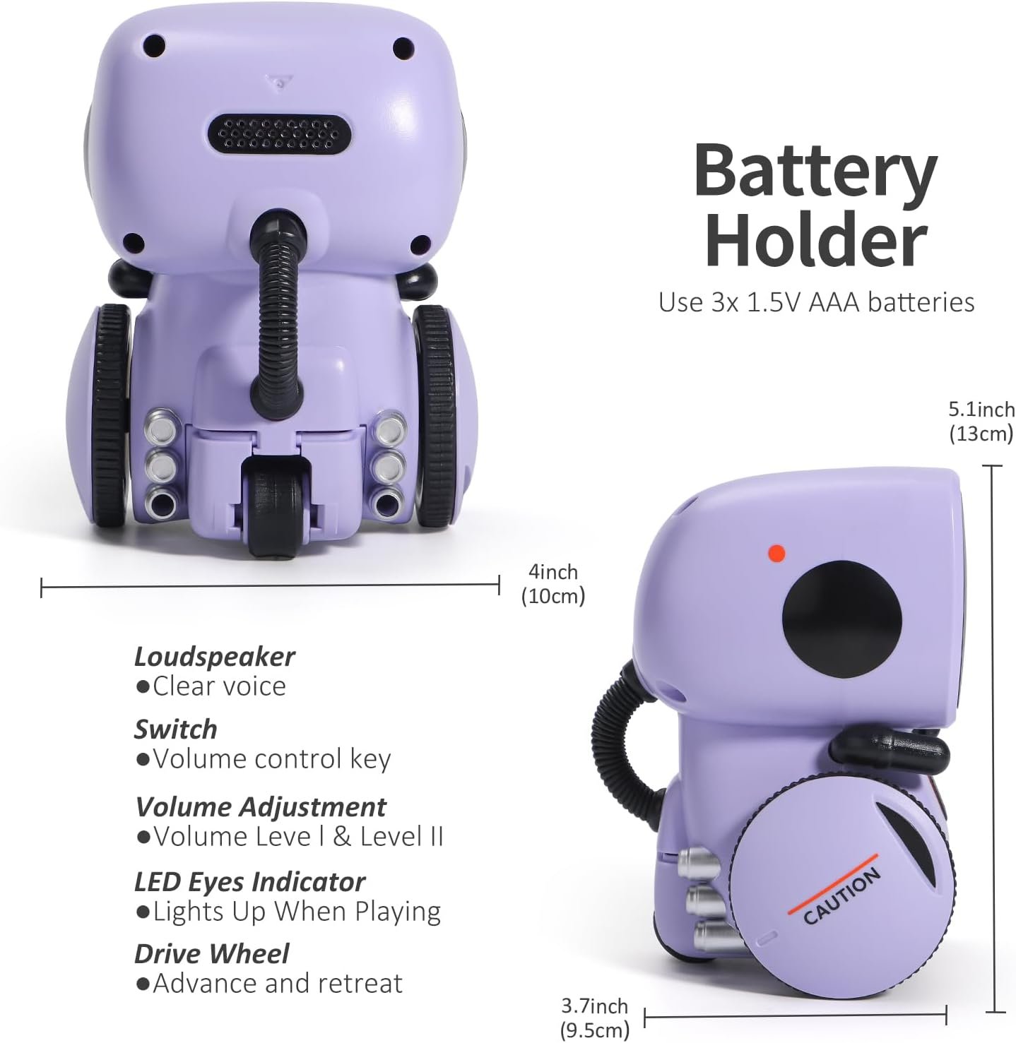 GILOBABY - Juguete robot para niños, interactivo, con sensor táctil controlado por voz, robótica inteligente con canto, baile, repetición, reconocimiento y grabación de voz, regalo para niños a partir de 3 años - Imagen 13