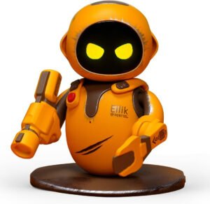 Eilik DQ - Juguetes interactivos táctiles, lindas mascotas robot con emociones abundantes. Animaciones inactivas y minijuegos exclusivos, regalo único para niñas y niños. Actualización de