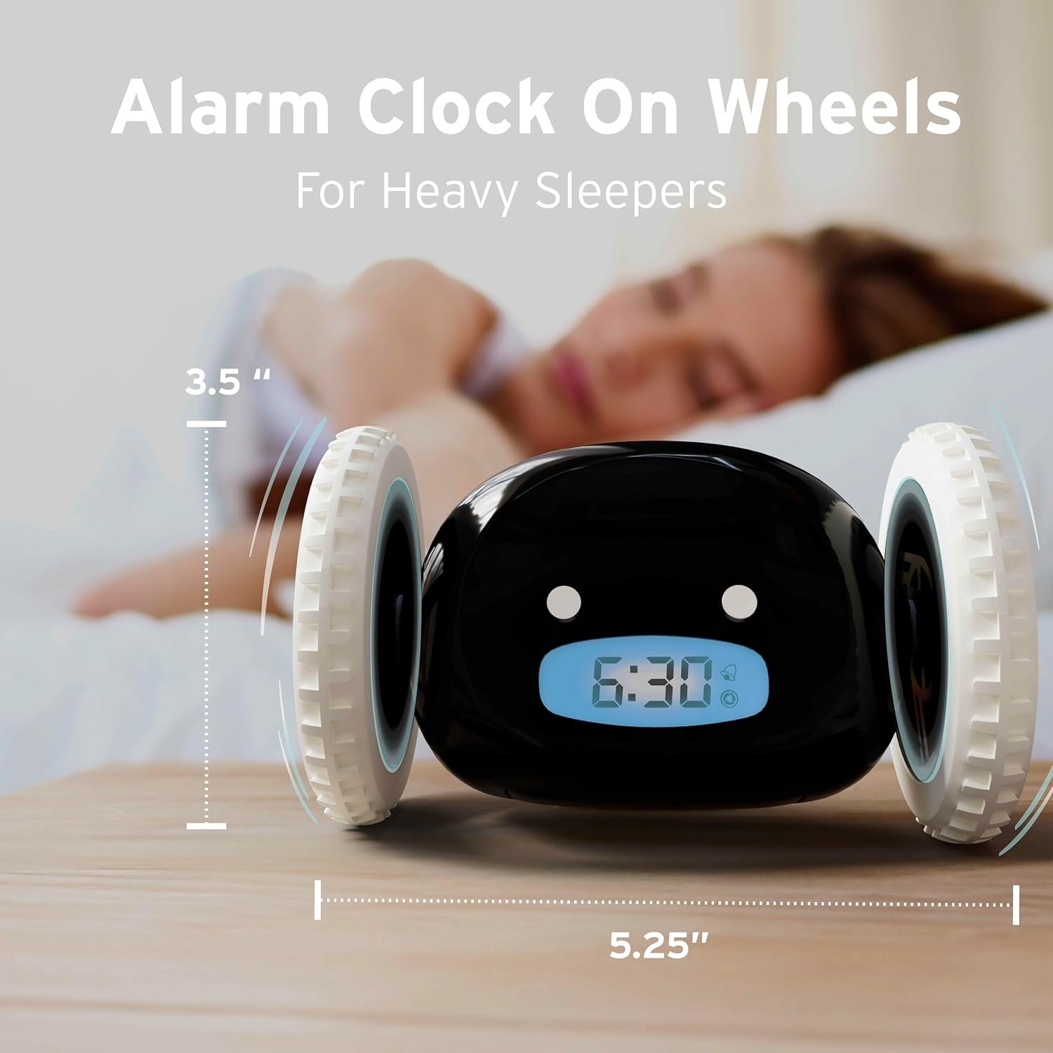 Despertador sobre ruedas Clocky - Imagen 2