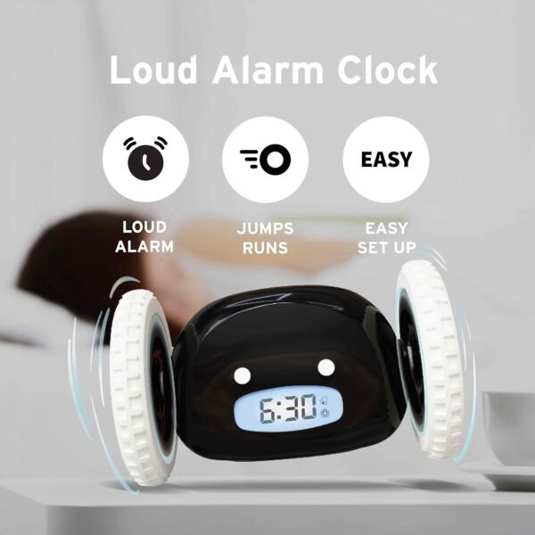Despertador sobre ruedas Clocky - Imagen 3