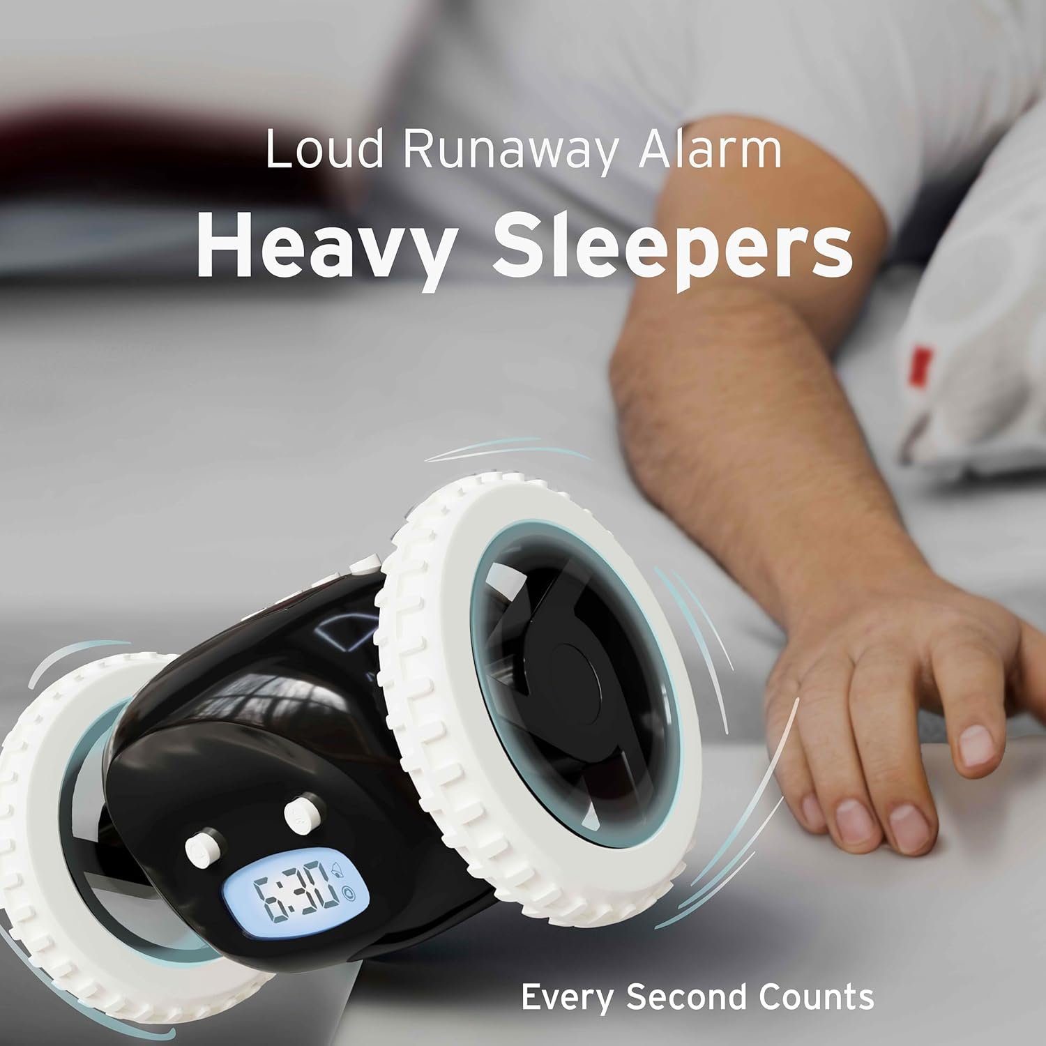 Despertador sobre ruedas Clocky - Imagen 5