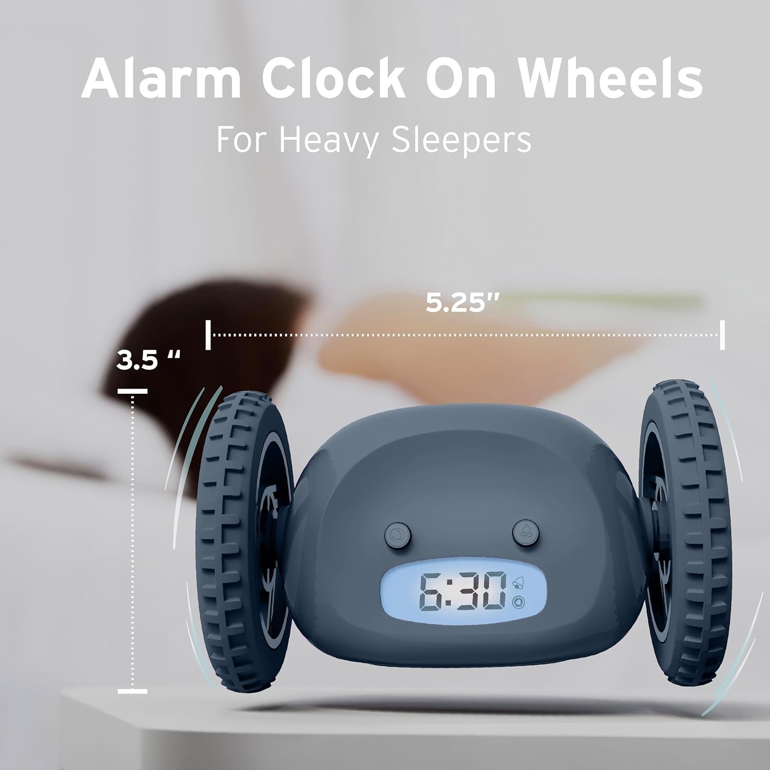 Despertador sobre ruedas Clocky - Imagen 11