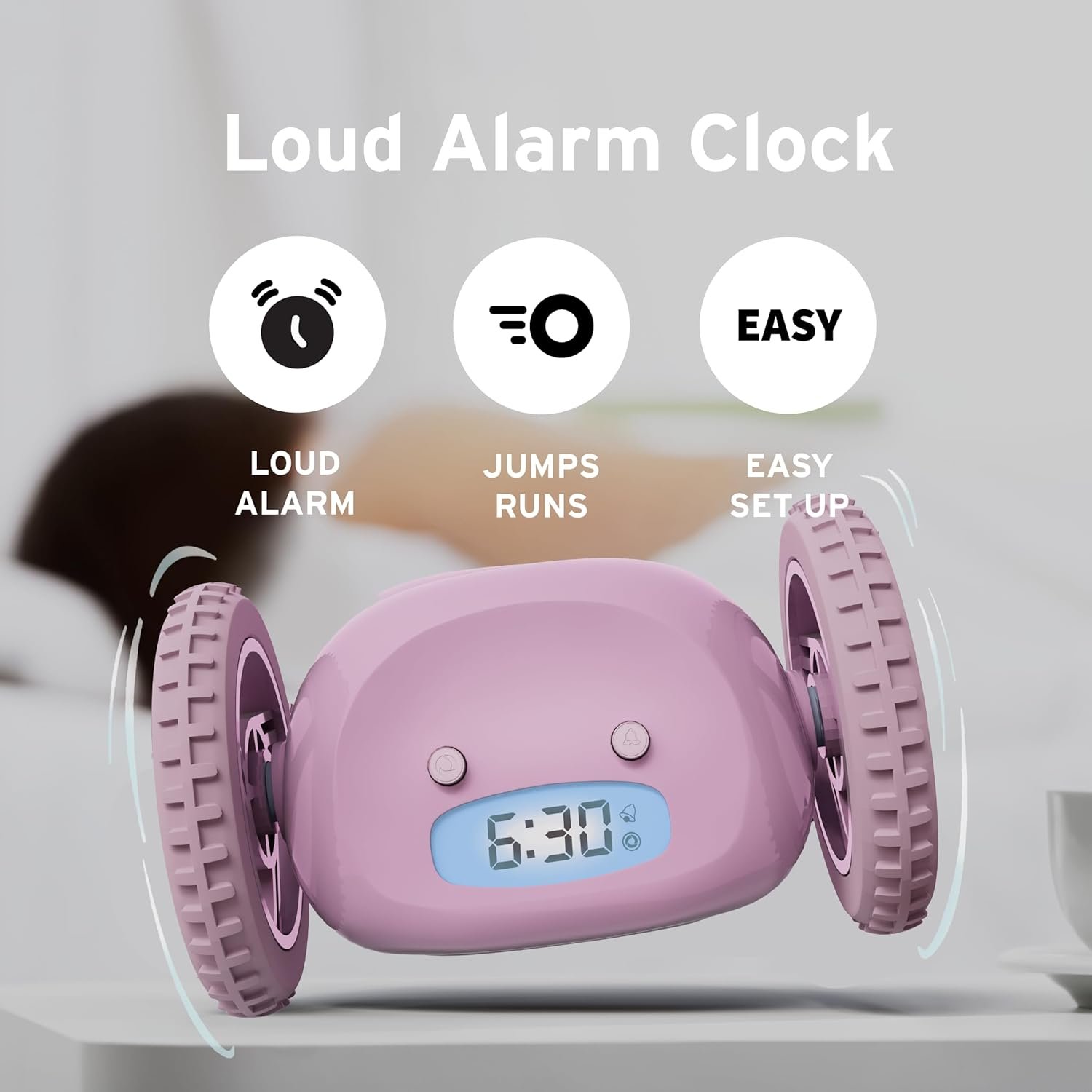 Despertador sobre ruedas Clocky - Imagen 17