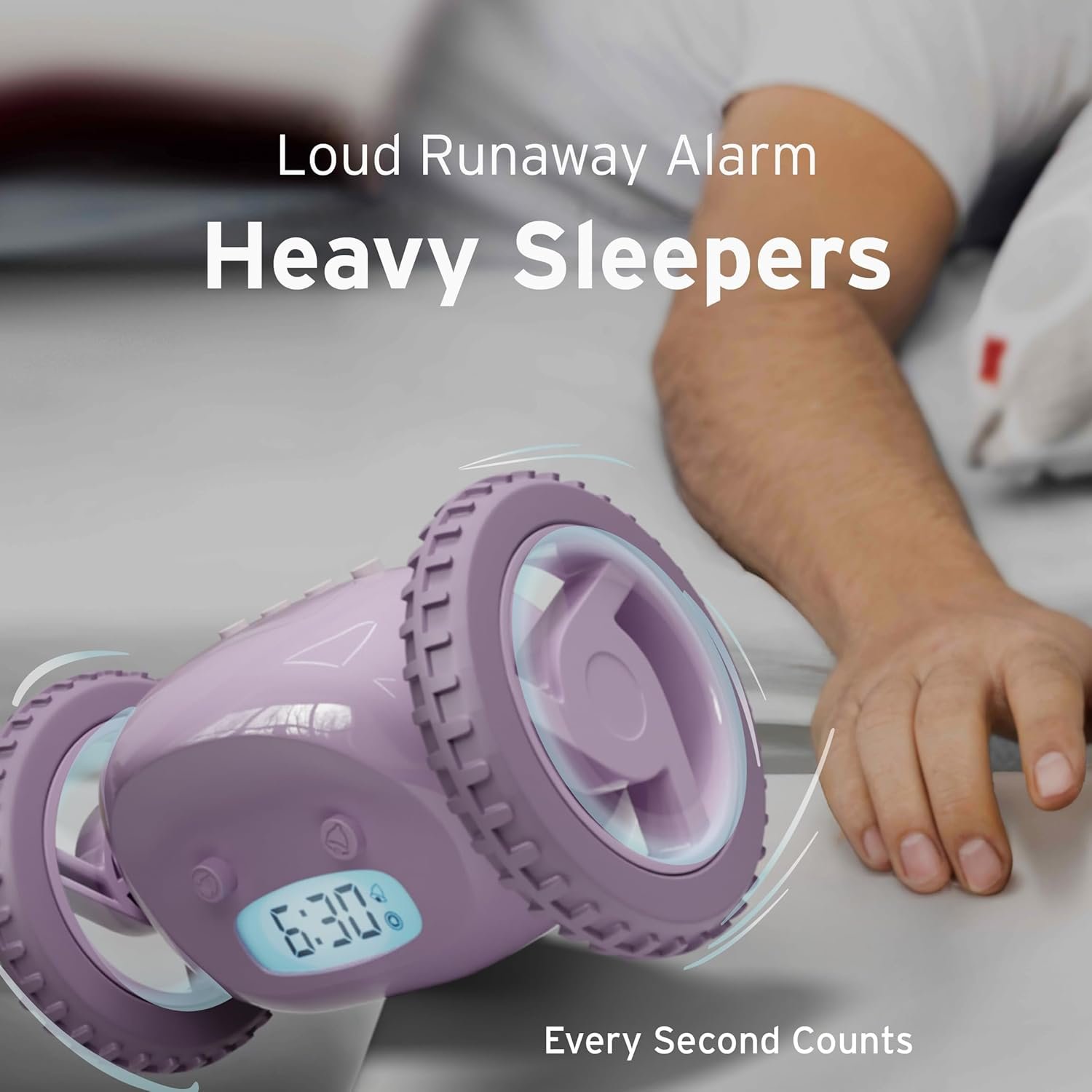 Despertador sobre ruedas Clocky - Imagen 20