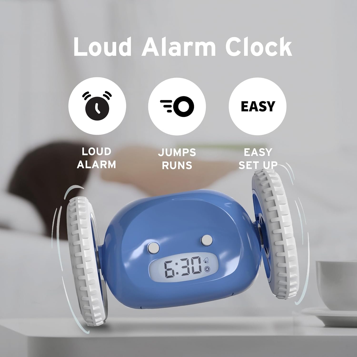 Despertador sobre ruedas Clocky - Imagen 34