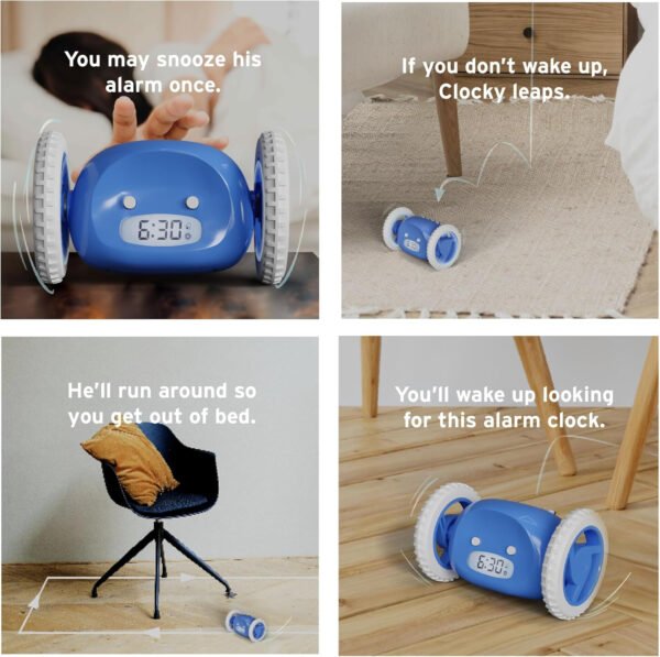 Despertador sobre ruedas Clocky - Imagen 39