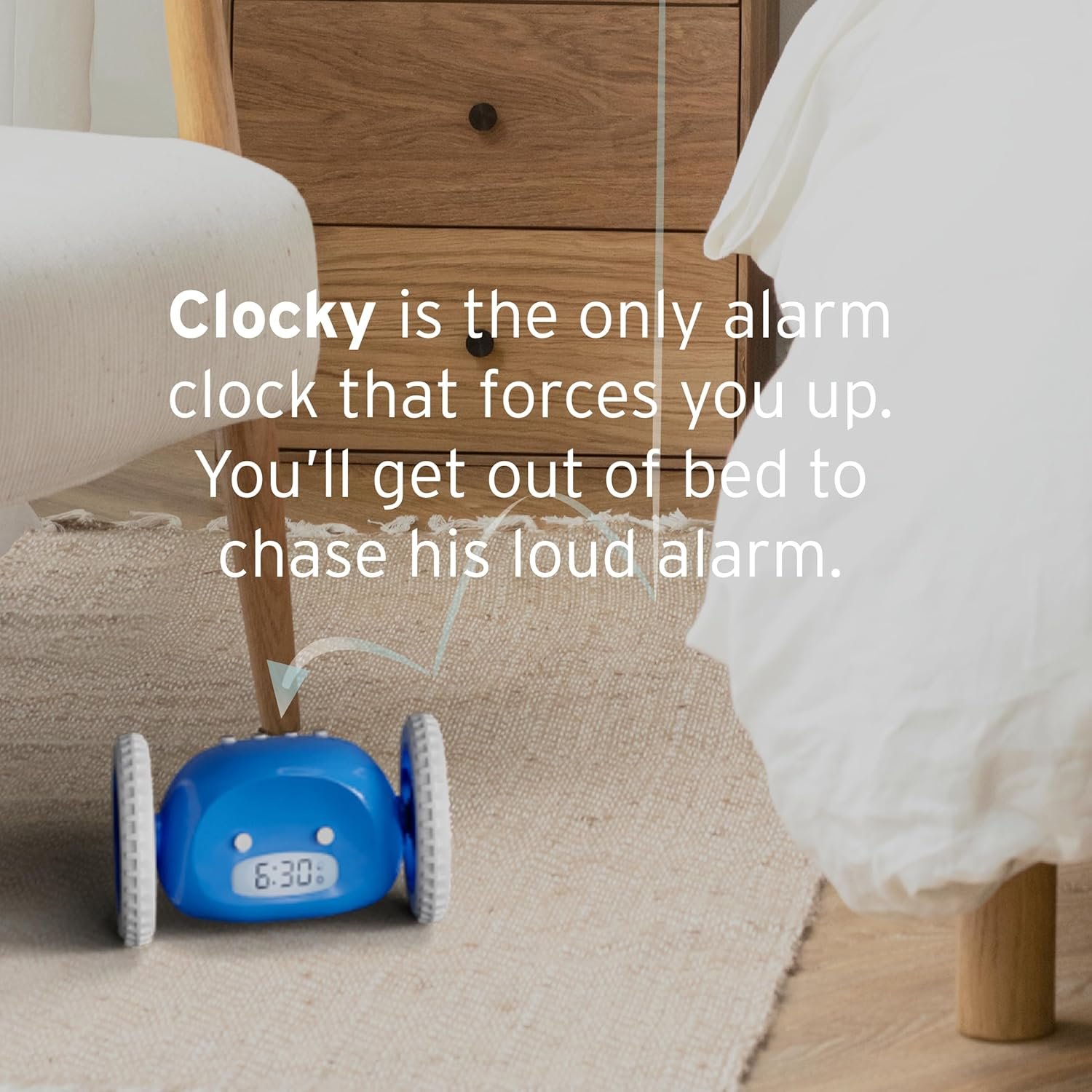 Despertador sobre ruedas Clocky - Imagen 40