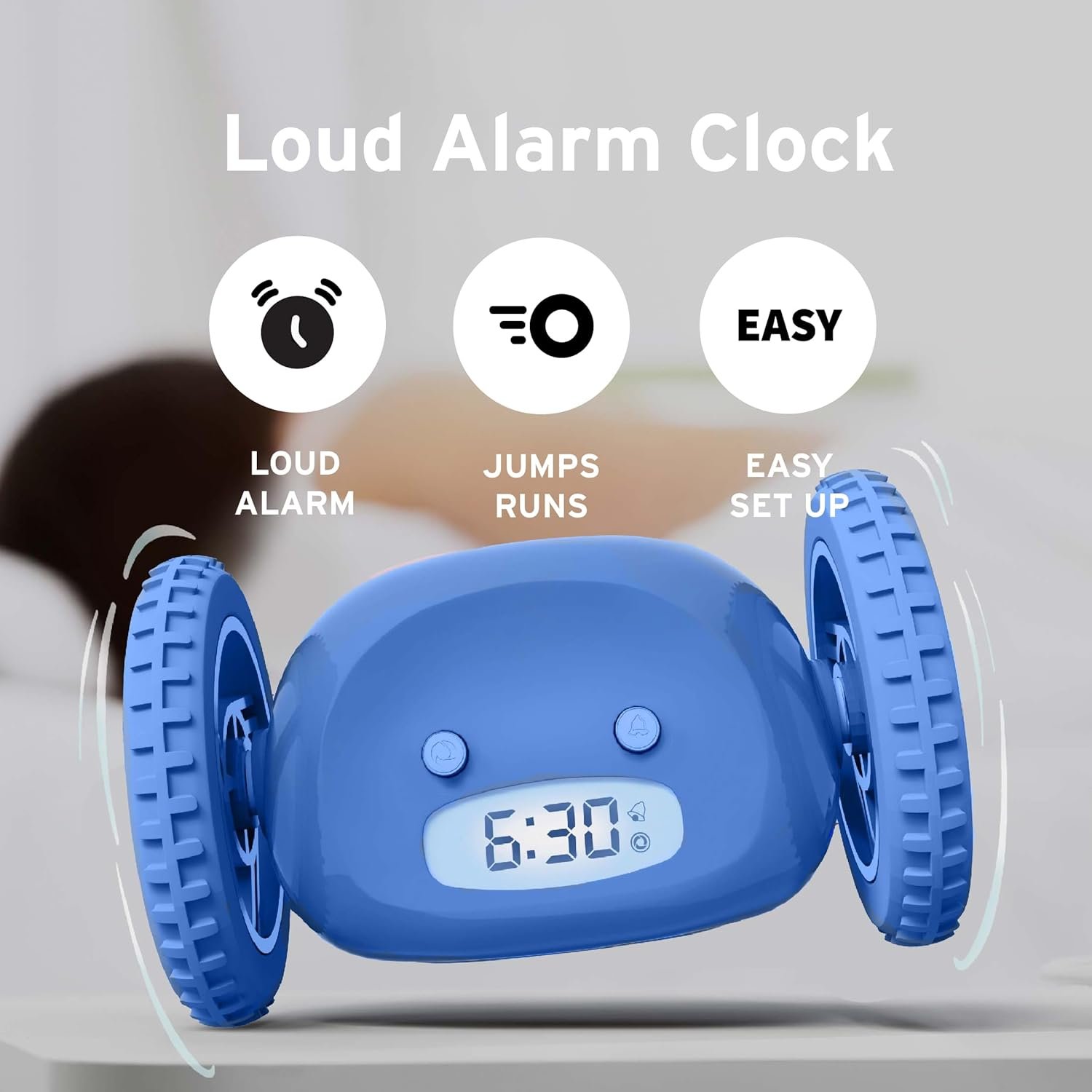 Despertador sobre ruedas Clocky - Imagen 50