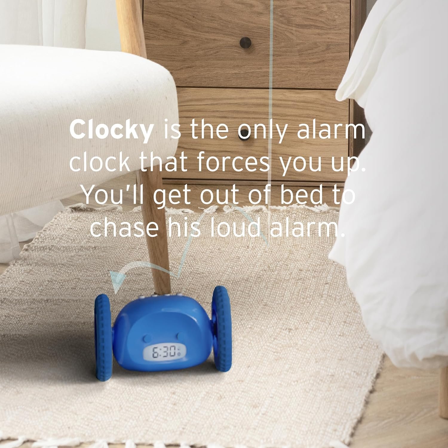 Despertador sobre ruedas Clocky - Imagen 51