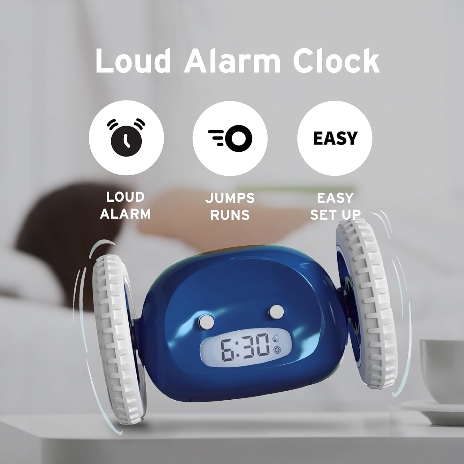 Despertador sobre ruedas Clocky - Imagen 59