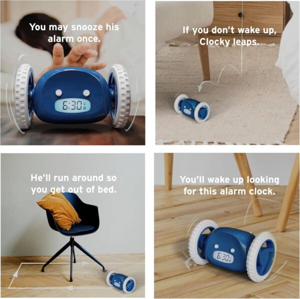 Despertador sobre ruedas Clocky - Imagen 64