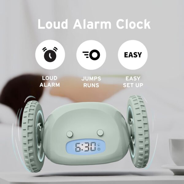 Despertador sobre ruedas Clocky - Imagen 77
