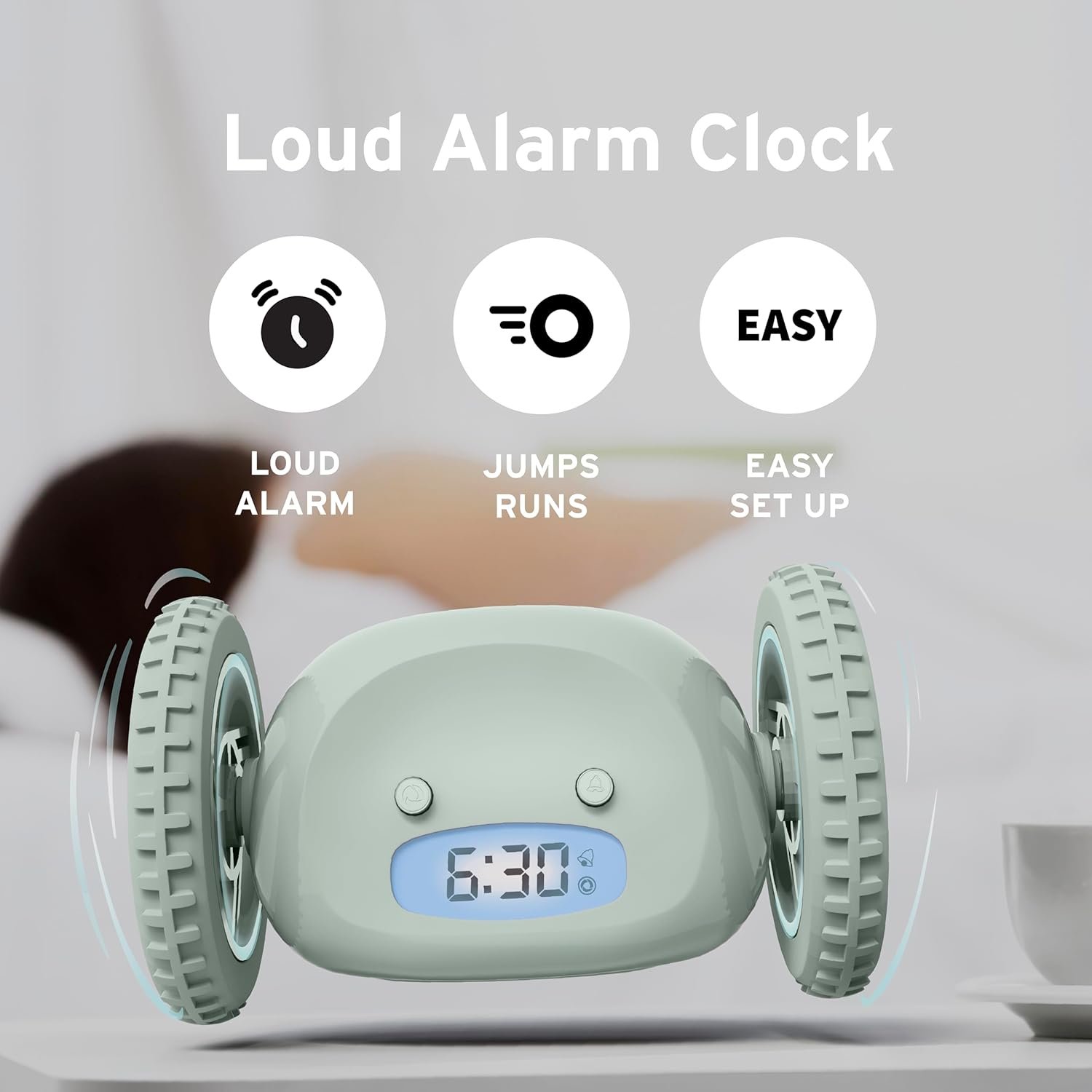Despertador sobre ruedas Clocky - Imagen 77