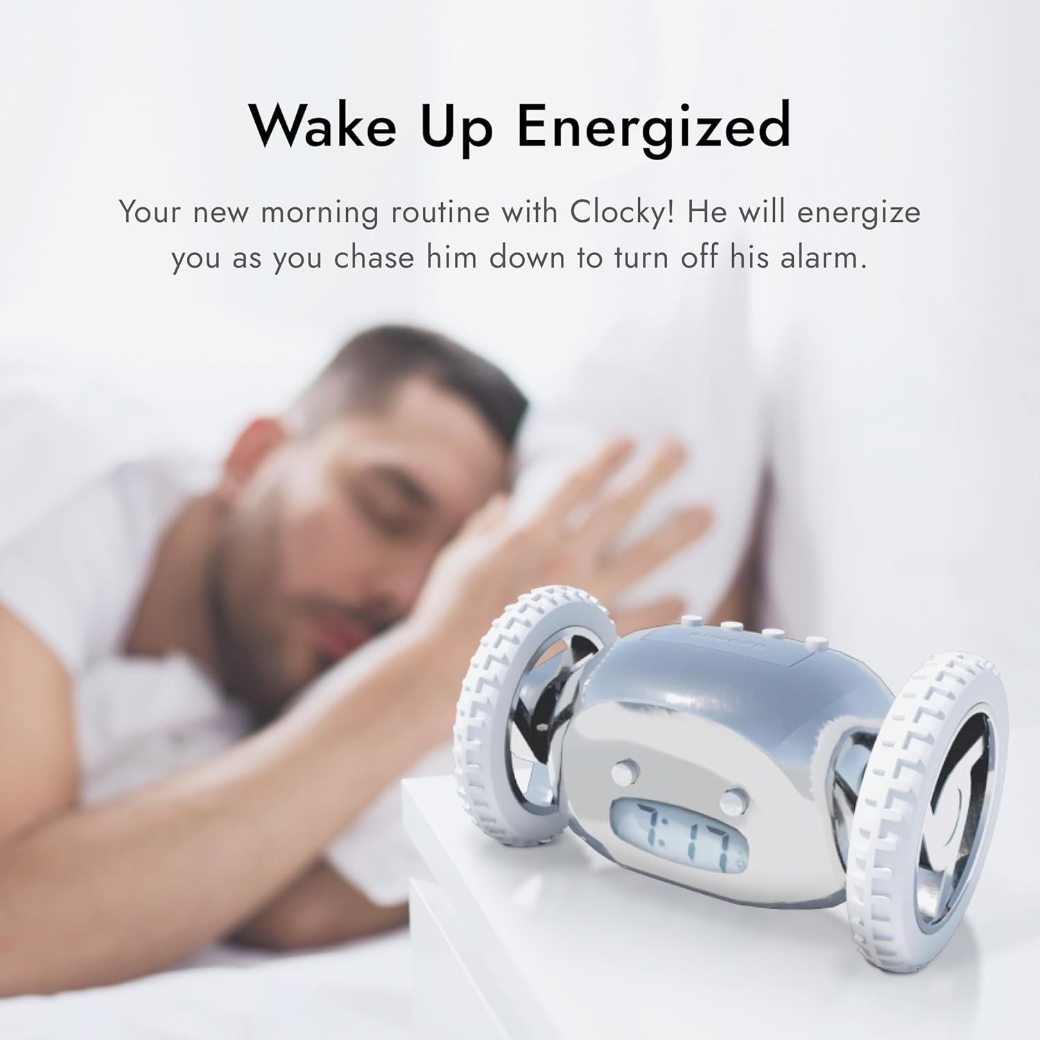 Despertador sobre ruedas Clocky - Imagen 98