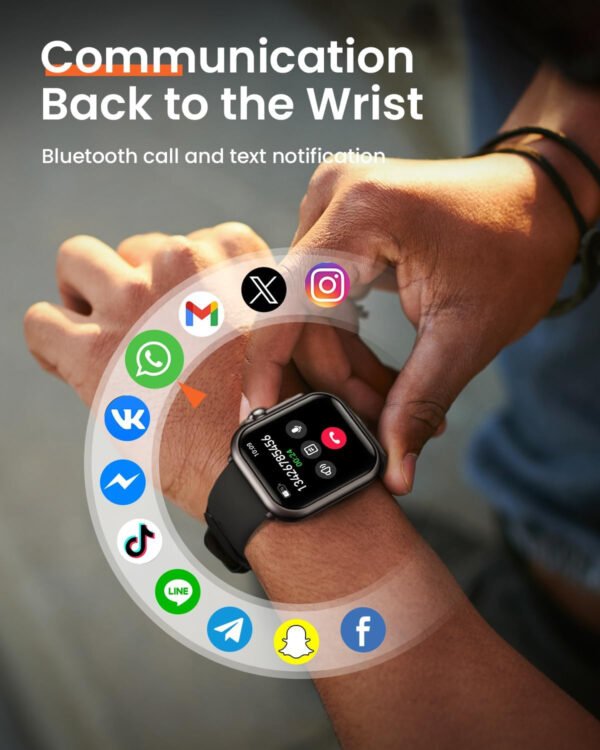Reloj inteligente para mujer para Android iPhone: reloj inteligente con 30 días+duración de la batería hace/respuesta llamada llamada sueño ritmo cardíaco monitor SpO2 IP68 impermeable 120+modo - Imagen 18