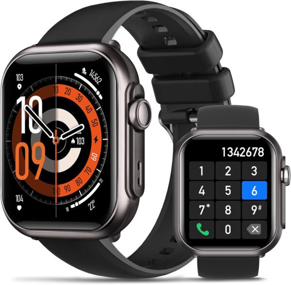 Reloj inteligente para mujer para Android iPhone: reloj inteligente con 30 días+duración de la batería hace/respuesta llamada llamada sueño ritmo cardíaco monitor SpO2 IP68 impermeable 120+modo - Imagen 22