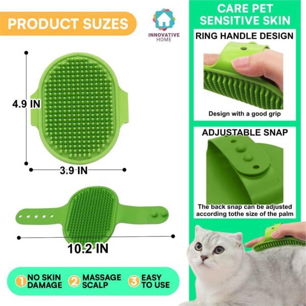 Botella portátil de agua y comida para perros, limpiador de patas, cepillo, toalla, botella de agua de viaje para perros y gatos, perfecta para viajes por carretera, paseos y aventuras - Imagen 5