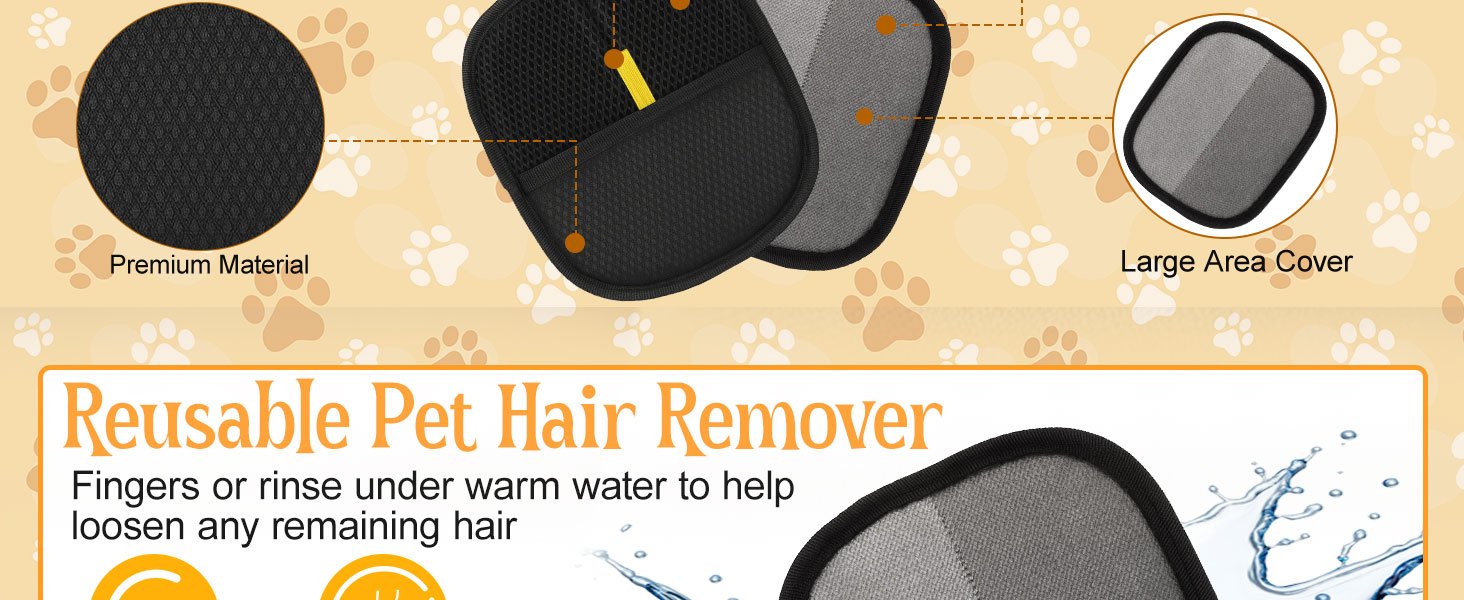 pet hair removal glove