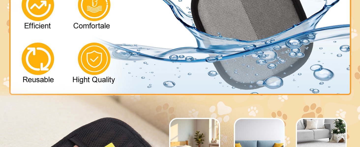 pet hair removal glove