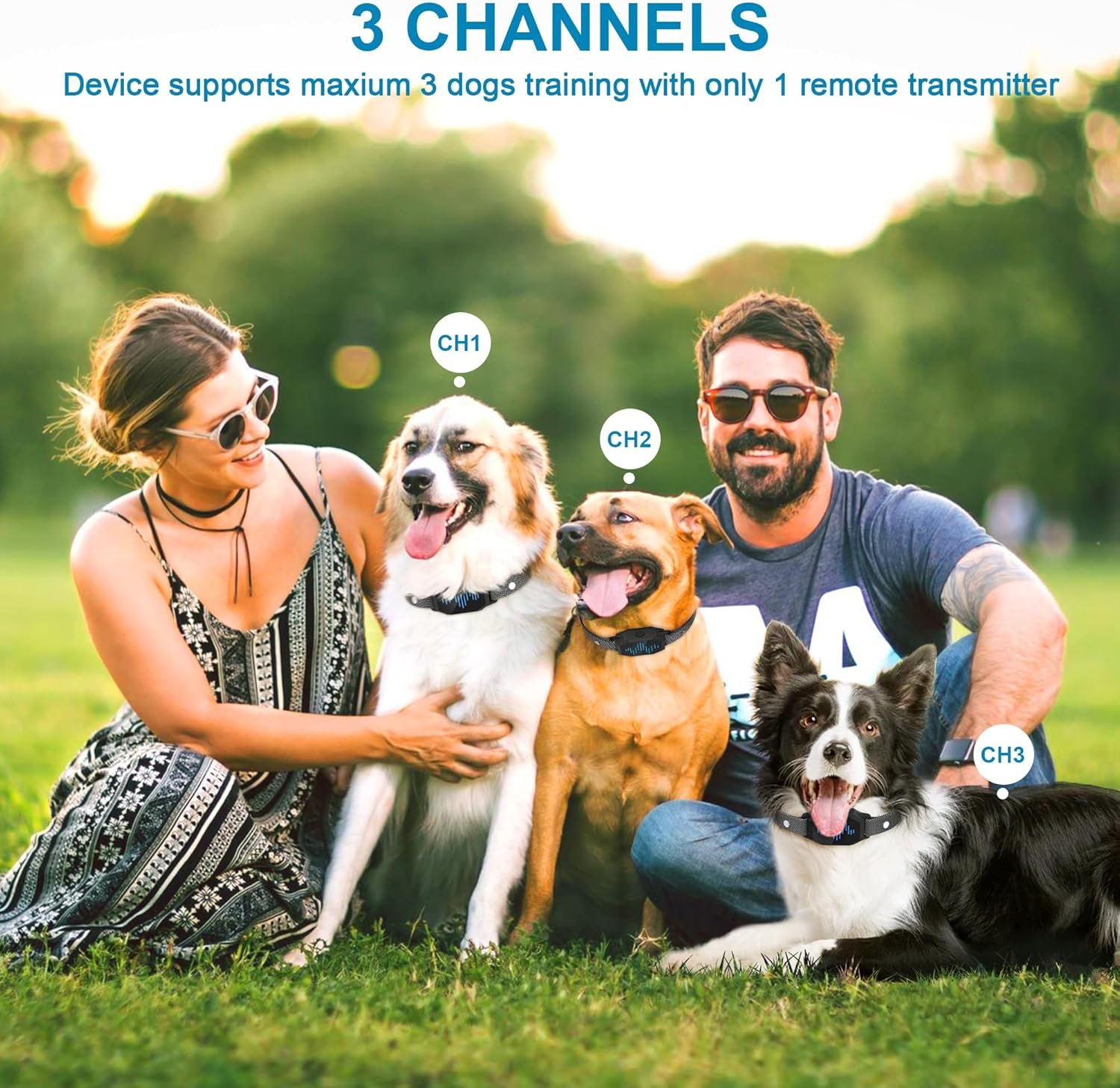 Collar de entrenamiento para perros, collar de choque para perros con control remoto, 2500 pies y 4 modos de entrenamiento pitido, vibración, choque eléctrico, IP67 impermeable, recargable, collar - Imagen 13