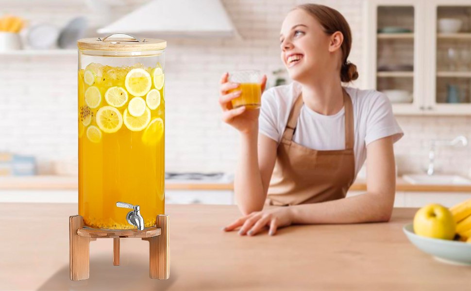 Dispensador de bebidas con soporte