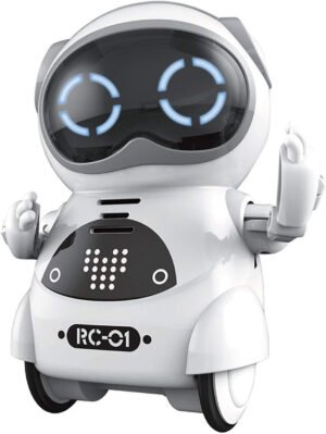 GoolRC 939A Pocket Robot Hablando Diálogo Interactivo Grabación de Reconocimiento de Voz Cantar Bailar Contar Historia Mini Robot