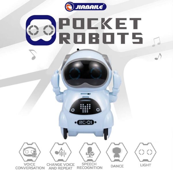 GoolRC 939A Pocket Robot Hablando Diálogo Interactivo Grabación de Reconocimiento de Voz Cantar Bailar Contar Historia Mini Robot - Imagen 20