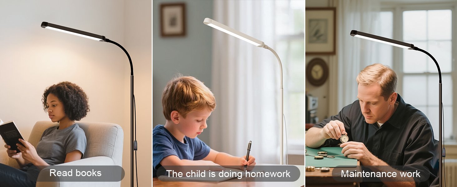 Standing reading lamp